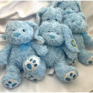 Hug Fun Plush SWIRL BLUE BUNNY 14”‎ NWT Stuffed Animal Rabbit LOT OF 5, Walmart